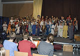 Foto von der Aufführung des Musicals des Kinderchors